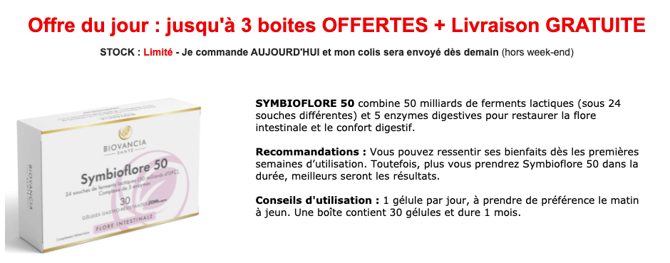 Symbioflore 50 avis