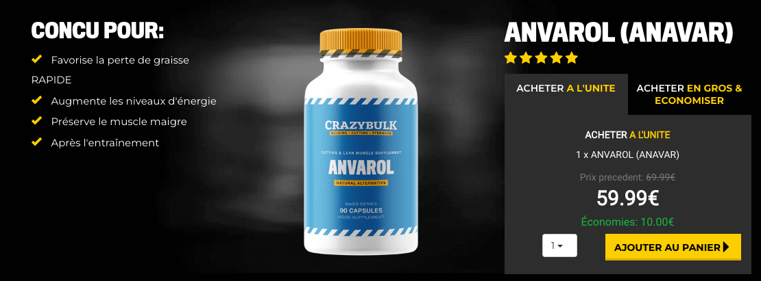 Anavar avis et alternative