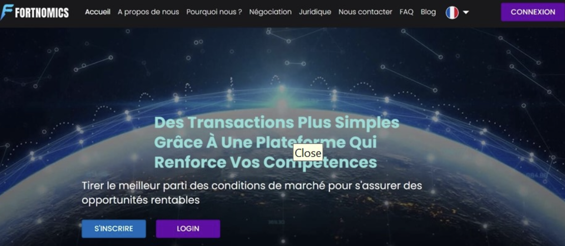 Fortnomics website